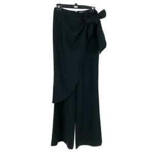 Cinq a Sept Women's Black Casablanca Wide Leg Pants Size 2 Inseam 35" NEW